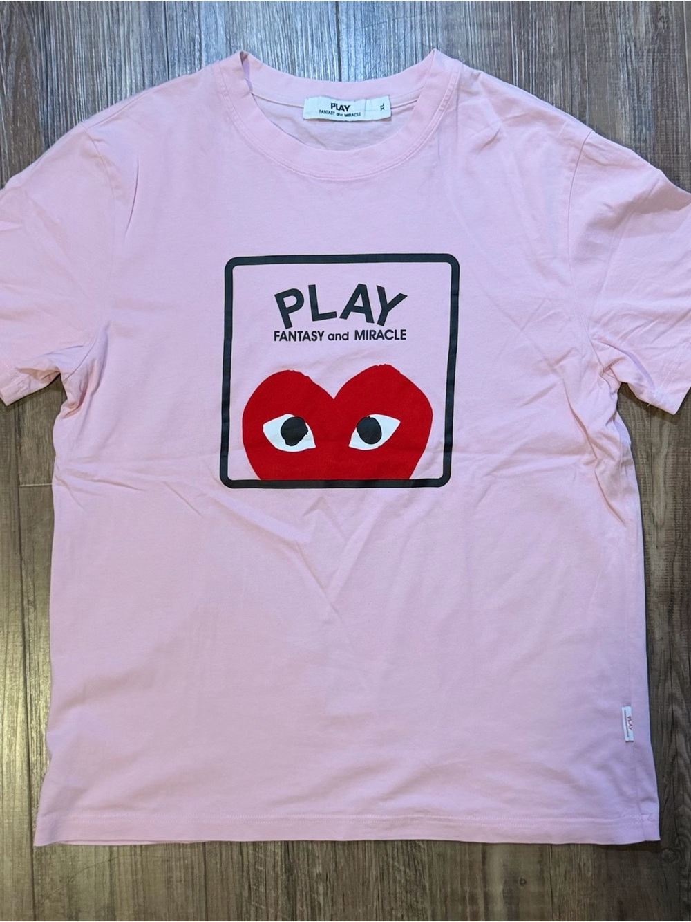 Comme des Garçons PLAY mens tshirt